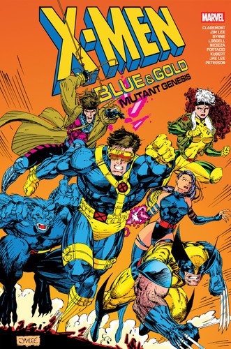 X-Men: Blue & Gold - Mutant Genesis Omnibus book cover by Chris Claremont