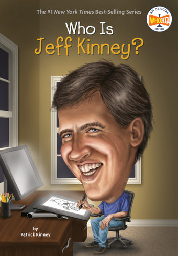 Who Is Jeff Kinney? (Who Was?) book cover by Patrick Kinney, Who HQ