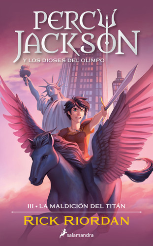 La maldición del Titán / The Titan's Curse (Percy Jackson y los dioses del olimpo / Percy Jackson and the Olympians) book cover by Rick Riordan