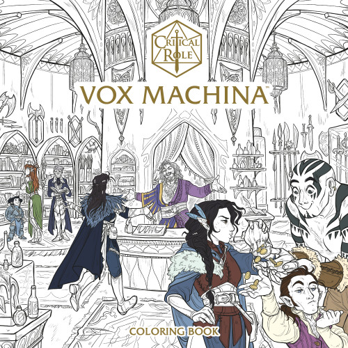 Critical Role: Vox Machina Coloring Book book cover by 