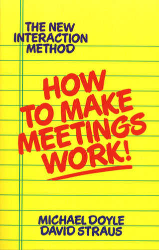 How to Make Meetings Work! book cover by Michael Doyle