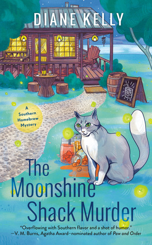 The Moonshine Shack Murder (A Southern Homebrew Mystery) book cover by Diane Kelly