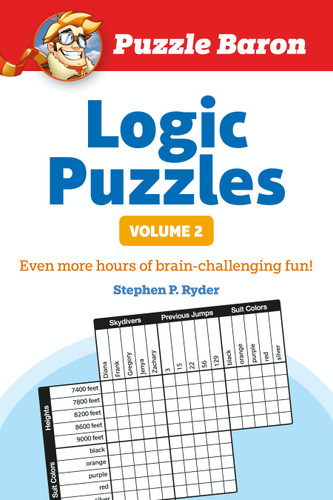 Puzzle Baron's Logic Puzzles, Volume 2: More Hours of Brain-Challenging Fun! (PUZZLE BARON) book cover by Puzzle Baron