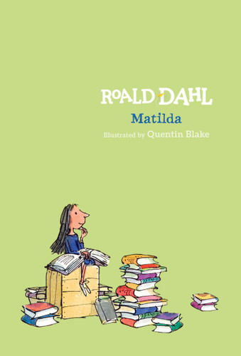 Matilda book cover by Roald Dahl