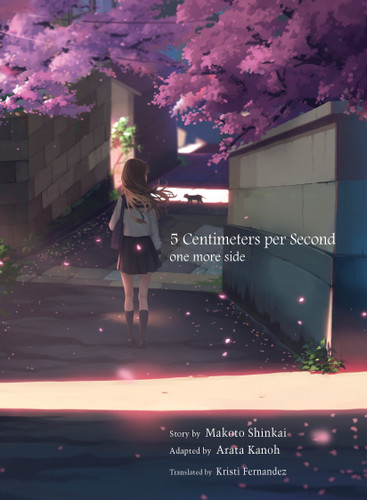 5 Centimeters per Second: one more side book cover by Makoto Shinkai