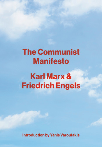 The Communist Manifesto book cover by Karl Marx, Friedrich Engels