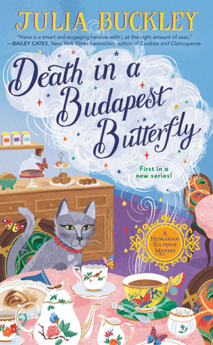 Death in a Budapest Butterfly (A HUNGARIAN TEA HOUSE MYSTERY) book cover by Julia Buckley