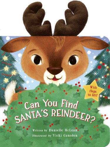 Can You Find Santa's Reindeer?: With flaps to lift! (Can You Find?) book cover by Danielle McLean