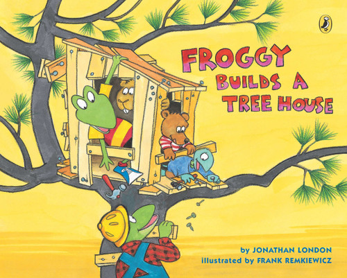 Froggy Builds a Tree House (Froggy) book cover by Jonathan London