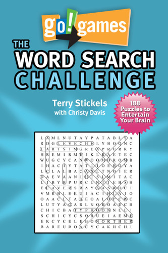 Go!Games The Word Search Challenge: 188 Entertain Your Brain Puzzles (Go!Games) book cover by Terry Stickels, Christy Davis