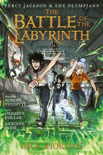 Percy Jackson and the Olympians: Battle of the Labyrinth: The Graphic Novel, The-Percy Jackson and the Olympians (Percy Jackson & the Olympians) book cover by Rick Riordan