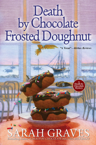 Death by Chocolate Frosted Doughnut (A Death by Chocolate Mystery) book cover by Sarah Graves
