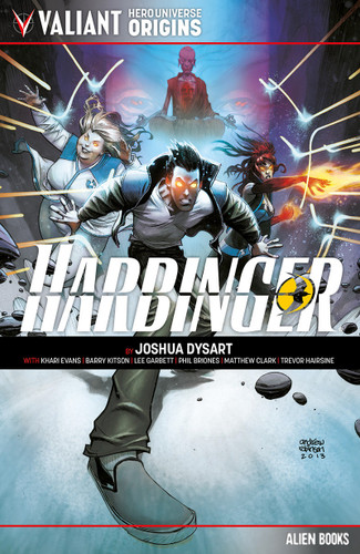 Valiant Hero Universe Origins: Harbinger book cover by Joshua Dysart