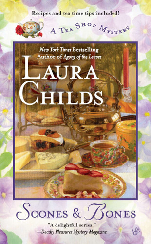 Scones & Bones (A Tea Shop Mystery) book cover by Laura Childs
