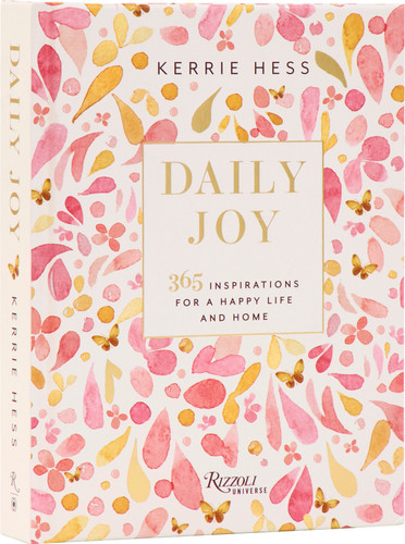 Daily Joy: 365 Inspirations for a Happy Life and Home book cover by Kerrie Hess