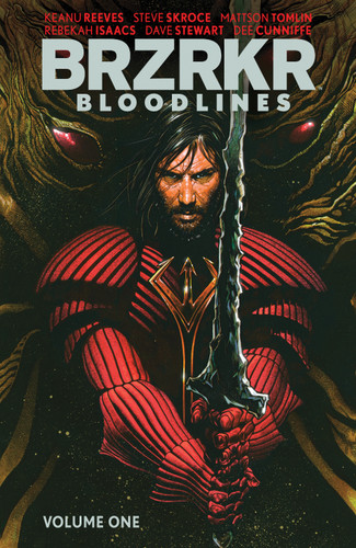 BRZRKR: Bloodlines Vol. 1 (BRZRKR) book cover by Keanu Reeves, Matt Kindt, Jason Aaron