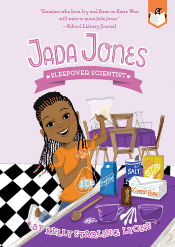 Sleepover Scientist #3 (Jada Jones) book cover by Kelly Starling Lyons