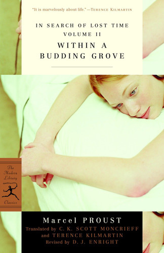 In Search of Lost Time Volume II Within a Budding Grove (Modern Library Classics) book cover by Marcel Proust