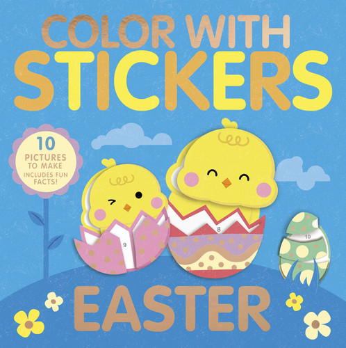 Color With Stickers: Easter: Create 10 Pictures with Stickers! (Color with Stickers) book cover by Mary Butler