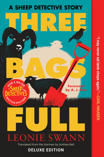 Three Bags Full: A Sheep Detective Story (A Sheep Detective Story) book cover by Leonie Swann