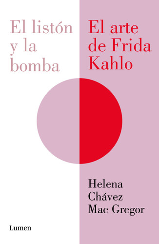 El listón y la bomba. El arte de Frida Kahlo / The Ribbon and the Bomb: Frida Kahlo's Art book cover by Helena Chávez Mac Gregor