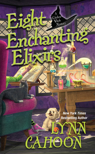 Eight Enchanting Elixirs (Kitchen Witch Mysteries) book cover by Lynn Cahoon