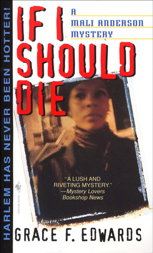 If I Should Die (Mali Anderson) book cover by Grace F. Edwards