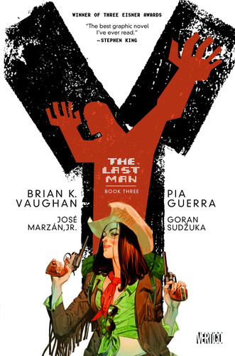 Y: The Last Man Book Three book cover by Brian Vaughan