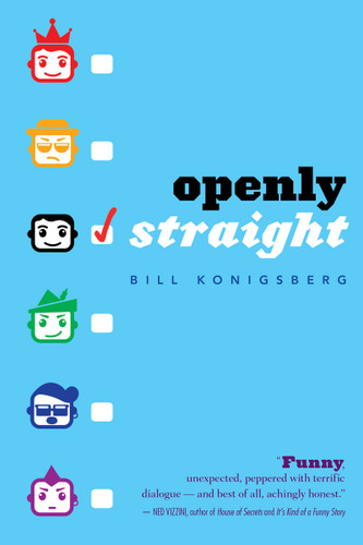 Openly Straight book cover by Bill Konigsberg