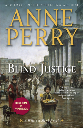 Blind Justice: A William Monk Novel (William Monk) book cover by Anne Perry