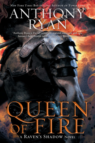 Queen of Fire (A Raven's Shadow Novel) book cover by Anthony Ryan