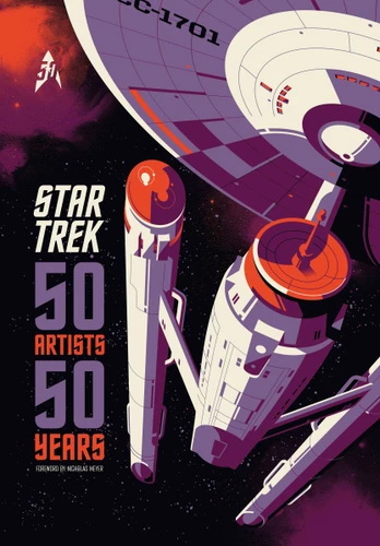 Star Trek: 50 Artists 50 Years book cover by Titan Books