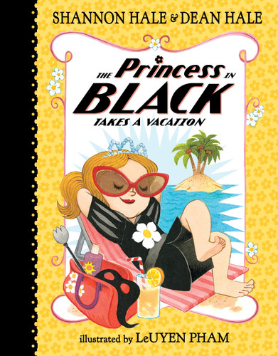The Princess in Black Takes a Vacation (Princess in Black) book cover by Shannon Hale, Dean Hale