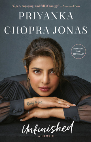 Unfinished: A Memoir book cover by Priyanka Chopra Jonas