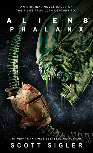 Aliens: Phalanx book cover by Scott Sigler
