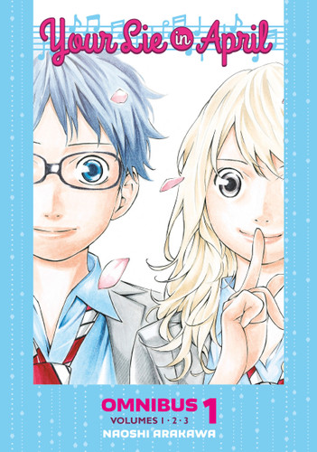 Your Lie in April Omnibus 1 (Vol. 1-3) (Your Lie in April Omnibus) book cover by Naoshi Arakawa