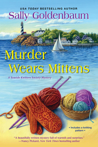 Murder Wears Mittens (Seaside Knitters Society) book cover by Sally Goldenbaum