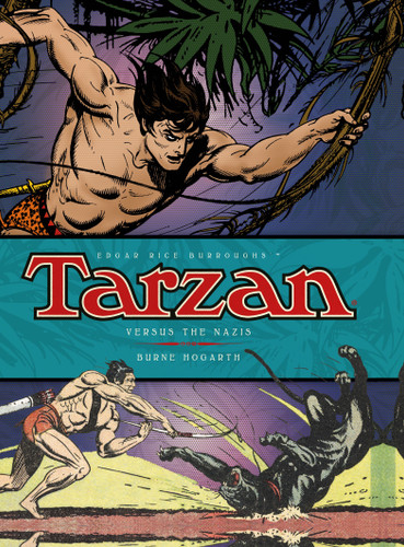 Tarzan - Versus The Nazis (Vol. 3) book cover by Burne Hogarth