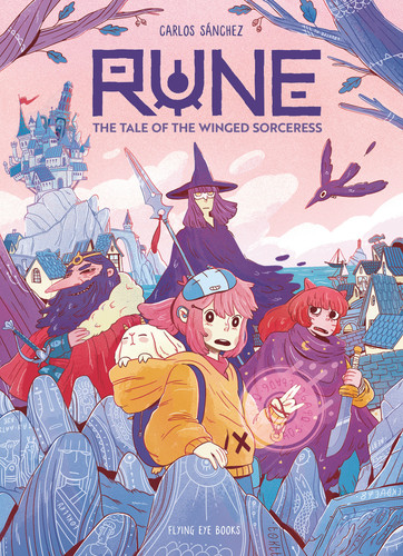 Rune: The Tale of the Winged Sorceress book cover by Carlos Sánchez
