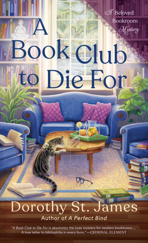 A Book Club to Die For (A Beloved Bookroom Mystery) book cover by Dorothy St. James