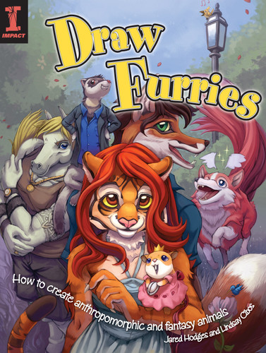 Draw Furries: How to Create Anthropomorphic and Fantasy Animals book cover by Lindsay Cibos-Hodges, Jared Hodges