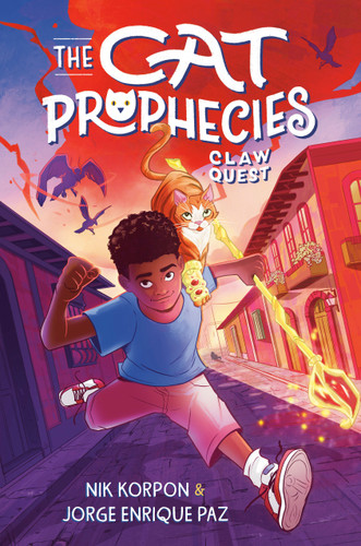 The Cat Prophecies: Claw Quest (The Cat Prophecies) book cover by Nik Korpon, Jorge Enrique Paz