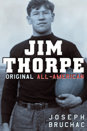 Jim Thorpe, Original All-American book cover by Joseph Bruchac