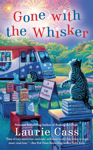 Gone with the Whisker (A Bookmobile Cat Mystery) book cover by Laurie Cass