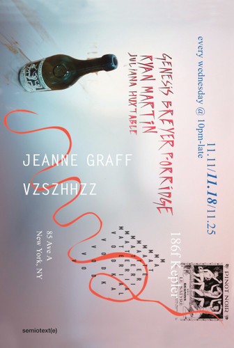 Vzszhhzz (Semiotext(e) / Native Agents) book cover by Jeanne Graff