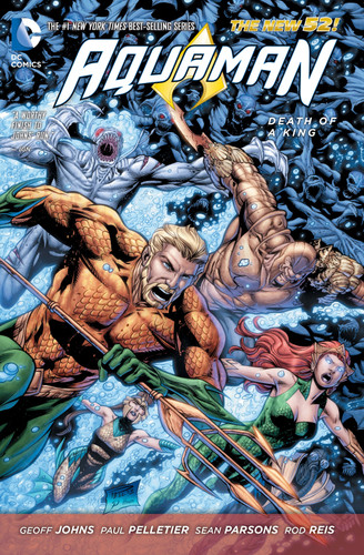 Aquaman Vol. 4: Death of a King (The New 52) book cover by Geoff Johns