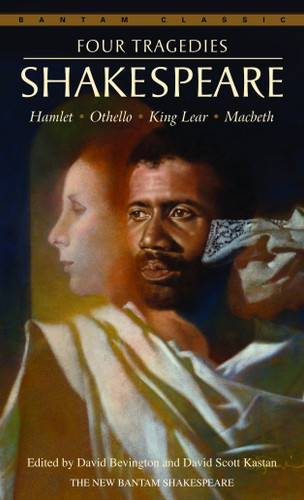Four Tragedies: Hamlet, Othello, King Lear, Macbeth book cover by William Shakespeare