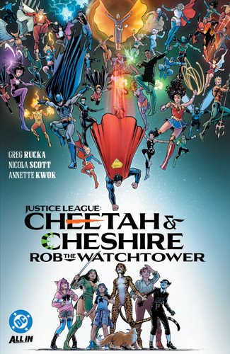 Justice League: Cheetah & Cheshire Rob the Watchtower book cover by Greg Rucka
