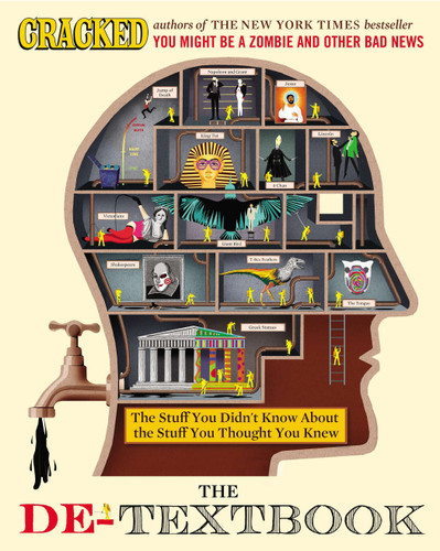 The De-Textbook: The Stuff You Didn't Know About the Stuff You Thought You Knew book cover by Cracked.com