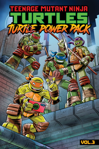 Teenage Mutant Ninja Turtles: Turtle Power Pack, Vol. 3 book cover by Erik Burnham, Dean Clarrain